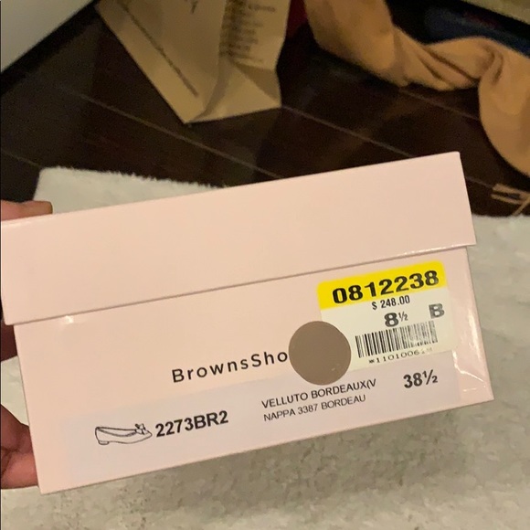 Brand new - Purple velvet flats - Picture 4 of 4